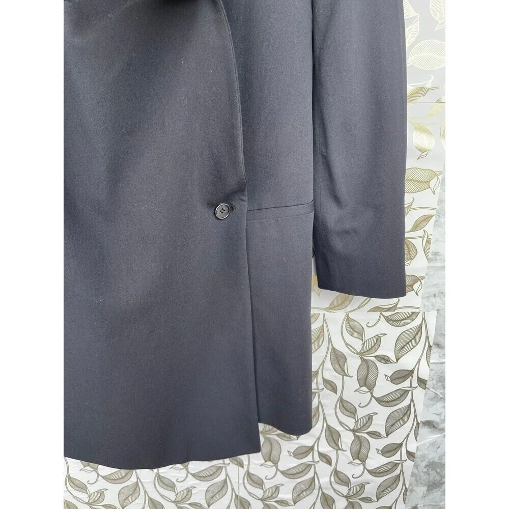AllSaints Verne Draped Blazer Dress - Avant Garde Asymmetric - Black EU 36